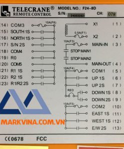 Bộ điều khiển 2 cấp tốc độ Telecane F24-8D